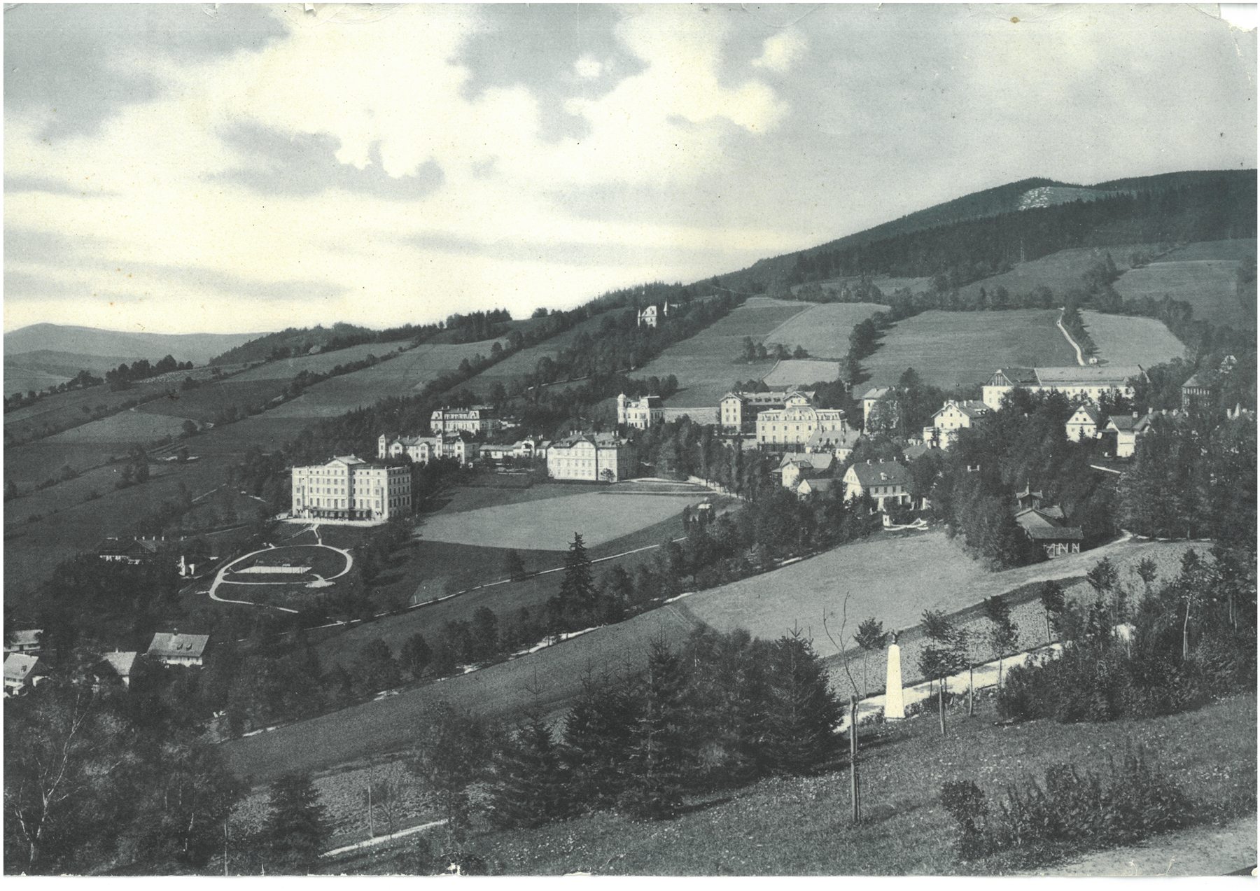 Historický pohled na lázně Jeseník